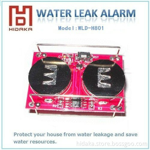 water leak alarm with mini size electronic security system